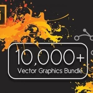 10,000 vector Graphic Bundle 20 GB