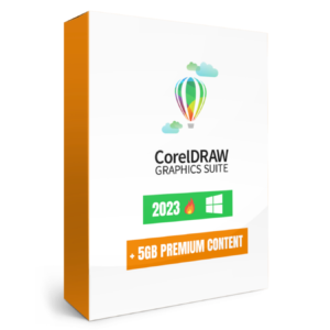 COrelDRAW Graphics Suite 2023 Update Lifetime For Win & (5GB Premium Contents)