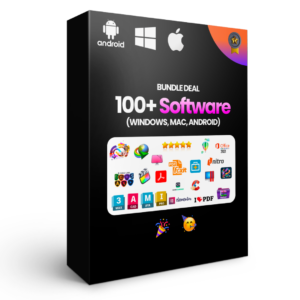100 Premium Lifetime Software Unlimited Bundle (Win, Mac, Android, )